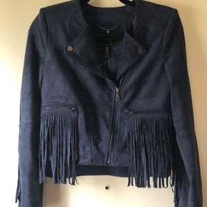BCBGMaxAzria Fringe Jacket XS